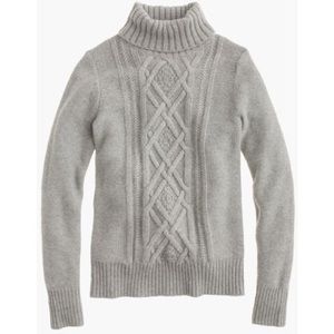 J. Crew Women’s Cambridge Cable Turtleneck